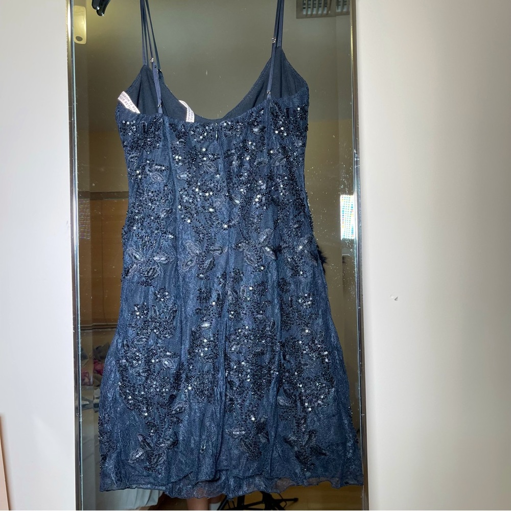 Oh Polly Black Embellished Dress NEVER WORN